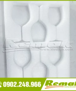 Khay xốp định hình PE Foam đựng ly cốc