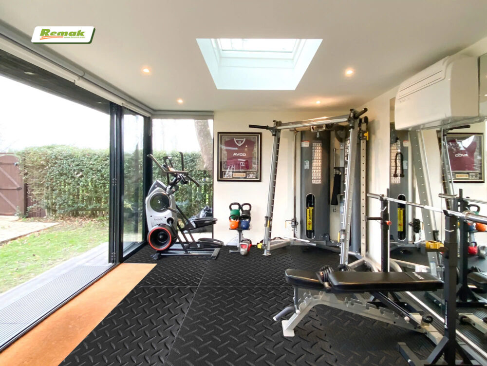 Cao su chống trượt thích hợp cho phòng gym