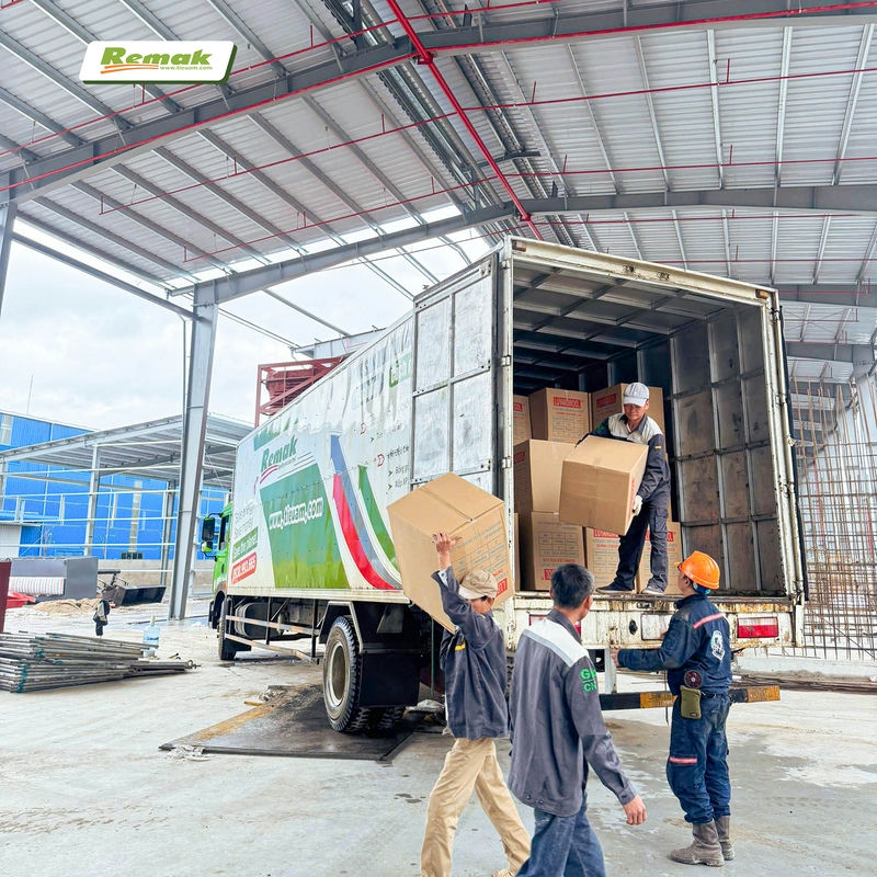Bông gốm Remak đóng thùng chất lượng cao, dễ vận chuyển